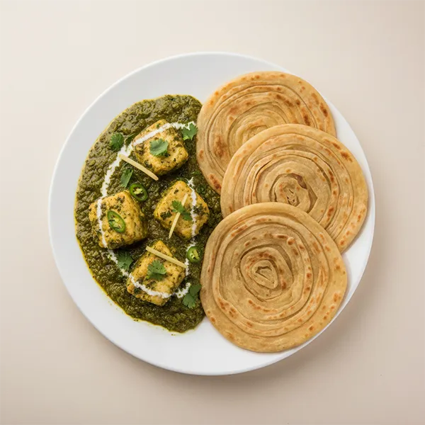Methi Machli with laccha paratha